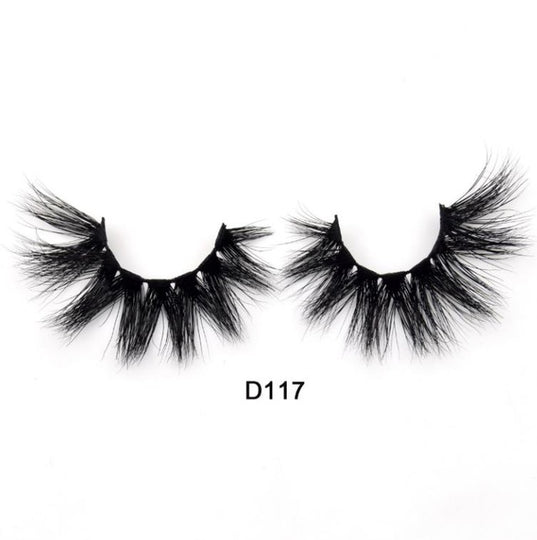 False Eyelashes Handmade Mink Eyelashes Crisscross Eyelashes Beauty False Lashes Wispy Lashes Maquillaje Makeup Accessories D121