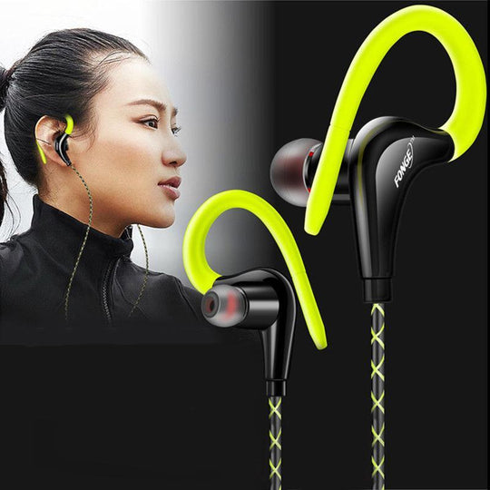 Super Bass Sweatproof Ear Hook Fitness Headphones