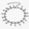 Silver Color Anklets for Women Vintage Bracelet Bohemian Flower chaine cheville barefoot sandals halhal Foot Jewelry