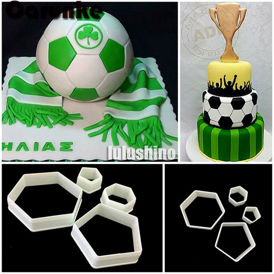 Football fondant cutter molds