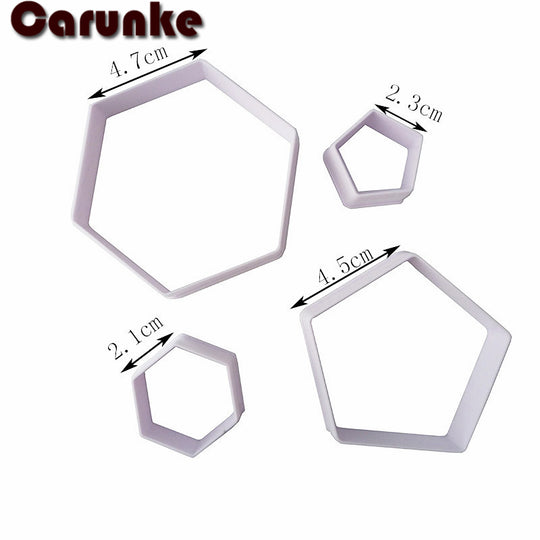 Football fondant cutter molds
