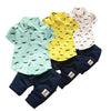 Baby Boys Clothes Toddler Cotton Baby Children Clothing sets Casual kids sport suits Infant T-shirt+Pants 2Pcs Boy Gentleman set