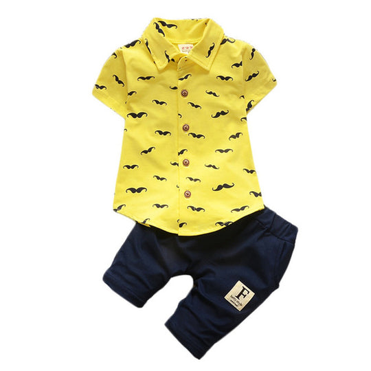 Baby Boys Clothes Toddler Cotton Baby Children Clothing sets Casual kids sport suits Infant T-shirt+Pants 2Pcs Boy Gentleman set
