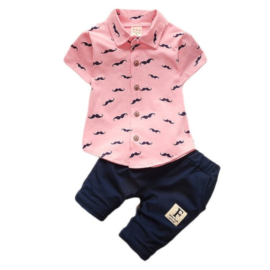 Baby Boys Clothes Toddler Cotton Baby Children Clothing sets Casual kids sport suits Infant T-shirt+Pants 2Pcs Boy Gentleman set