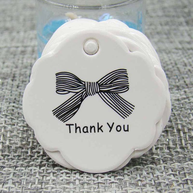 100 Piece: Cute Paper Handmade Gift Label Tags