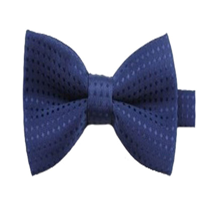 Boys Navy Blue Suspenders Y-Back Braces Adjustable Necktie Bowtie Ties Set