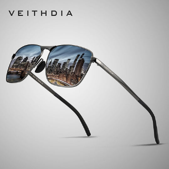 VEITHDIA Brand Men's Vintage Sunglasses Polarized UV400 Lens Eyewear Accessories Male Sun Glasses For Men/Women gafas VT2462