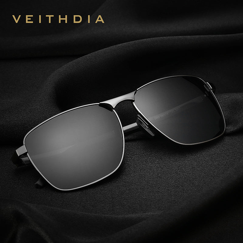 VEITHDIA Brand Men's Vintage Sunglasses Polarized UV400 Lens Eyewear Accessories Male Sun Glasses For Men/Women gafas VT2462