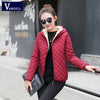 new winter woman lady sweet new year soft casual solid multicolor all match fashion light warm coat outwear parkas woman