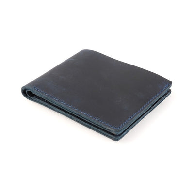moterm 100% Genuine Leather Wallets Bifold Purse Vintage Crazy Horse Leather Clutch Men wallets Retro Coin Pocket men wallets