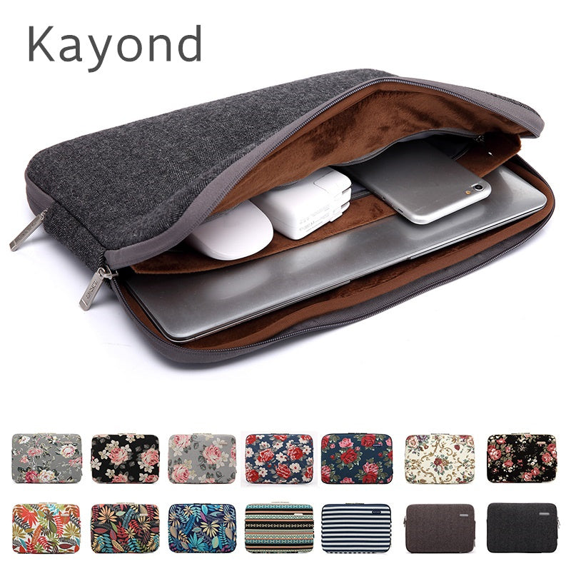 New Brand Kayond Sleeve Case For Laptop 11",13",14",15",15.6 inch Notebook Bag For MacBook Air Pro 13.3",