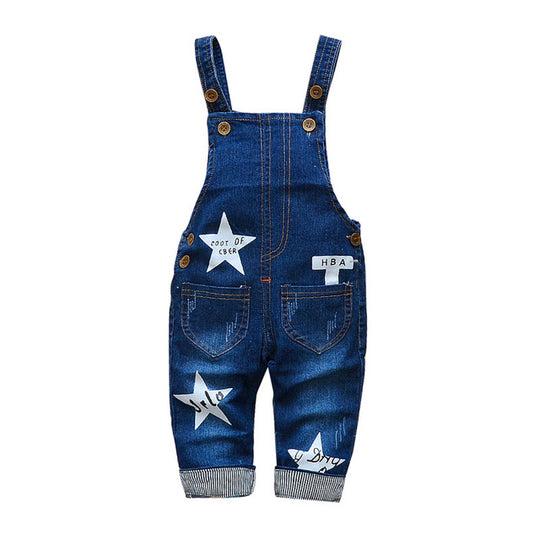 baby pants boys clothes infant overalls 1-3 years baby boys girls spring kids jeans pants baby jumpsuits cotton denim trousers