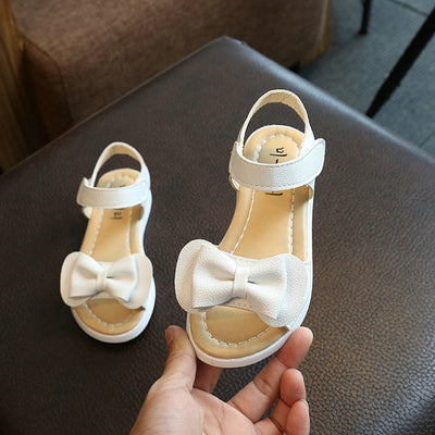 Girls Princess sandals New Brand Summer Kids sandal Bowknow Flat Children Shoes for baby Girls beach Sandals EU 21~36