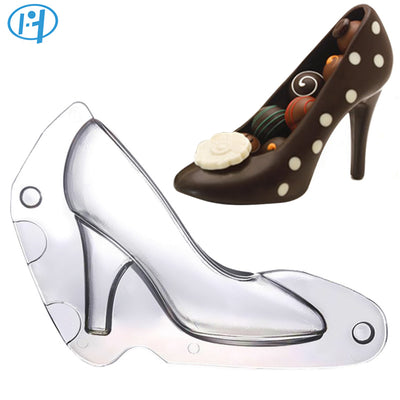 3D Chocolate High Heel Shoes