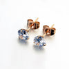 Real Big Brand  austrian crystal Zirconia Simple Fashion Stud Earrings for Women 23239