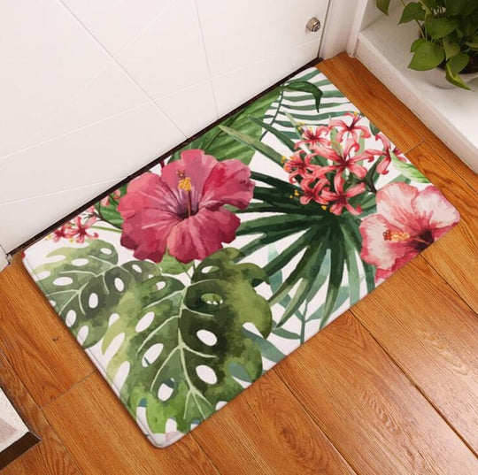 3pcs Birds Printed Toilet Seat Cover Set