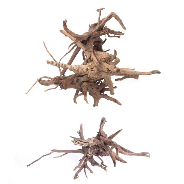 Aquarium Decoration Wood Natural Trunk Driftwood Tree Aquarium Fish Tank Plant Stump Ornament Landscap Decor W212