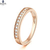DAN'S ELEMENT Fashion Classic Copper Gold Color Zirconia Austrian Crystals  Wedding Rings for Women Full Sizes Fi-RG91645
