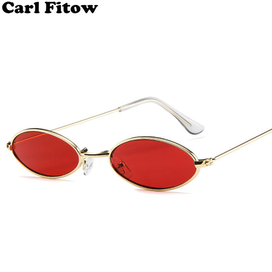 Vintage Oval Sunglasses Women/Men Retro Clear Lens Eyewear Sun Glasses For Female UV400