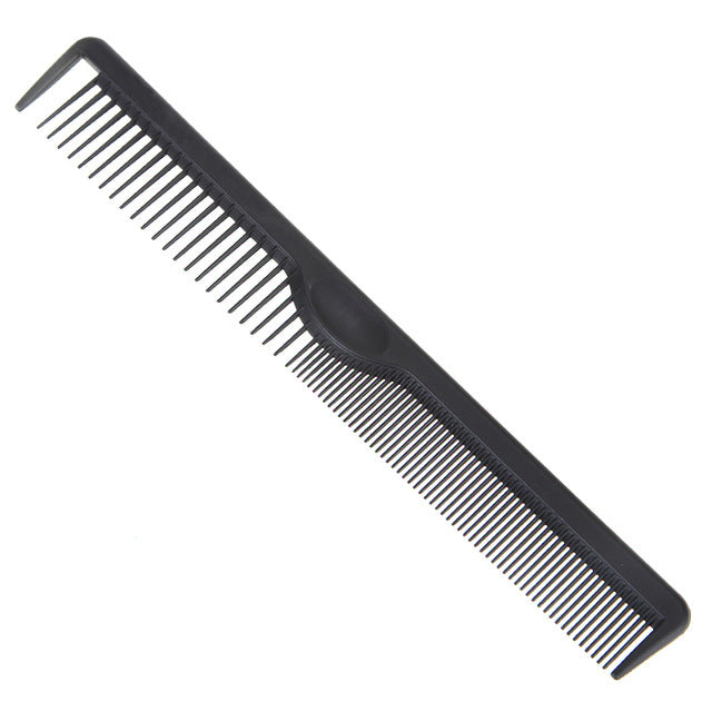 Pro Salon Barber Styling Hairdressing Black Carbon Combs