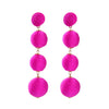 KISS ME 4 Colors Bohemian POM POM Ball Earrings Hanging Long Drop Earrings for Women Fashion Jewelry