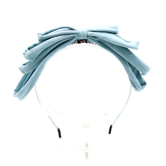 New Summer style jersey cotton 5 layor bow girls fashion hairband headband hair accessories