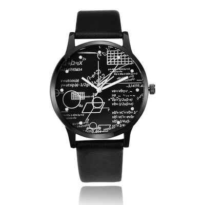 Men's Unique Leather Watch
