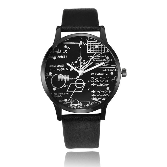Men's Unique Leather Watch