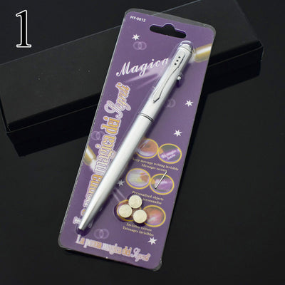 Magic LED UV Light Ballpoint Pen with Invisible Ink
