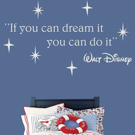If you can Dream It Wall Stickers Decor Baby Kids Bedroom Wall Decal Available In Different Colors Removable Wall Tattoo  SC005