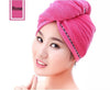 LDAJMW Microfiber Quickly Dry Hair Womens Girls Lady's Cap Drying Towel Head Wrap Hat Bath Towel Hair Dry Cap Salon Towel