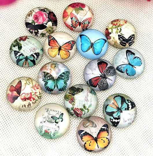 Glass Gemstone and Rhinestone Metal Beads for Scrapbooking