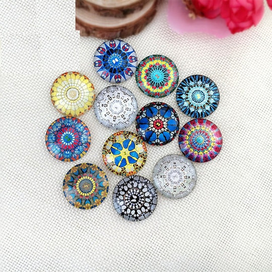 Glass Gemstone and Rhinestone Metal Beads for Scrapbooking