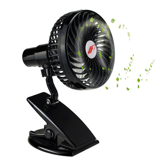 Mini Mute Clamp Fan Rechargeable Silent 4 Blades Baby Stroller Fans Portable Air Cooling 3 Speeds Desk USB Fan with USB output