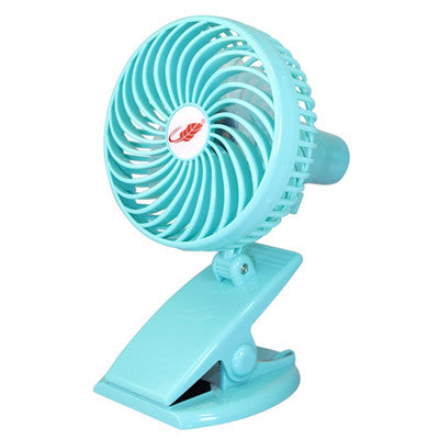 Mini Mute Clamp Fan Rechargeable Silent 4 Blades Baby Stroller Fans Portable Air Cooling 3 Speeds Desk USB Fan with USB output