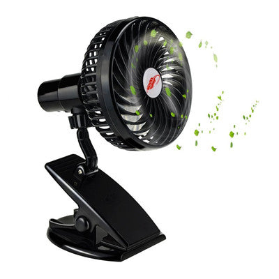 Mini Mute Clamp Fan Rechargeable Silent 4 Blades Baby Stroller Fans Portable Air Cooling 3 Speeds Desk USB Fan with USB output