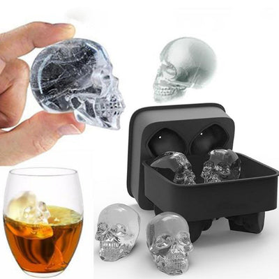 3D Silicone Skull Ice Maker
