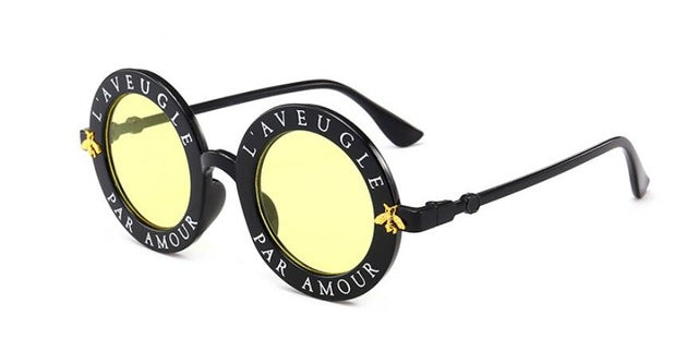 Women's Retro Round UV400 Sunglasses