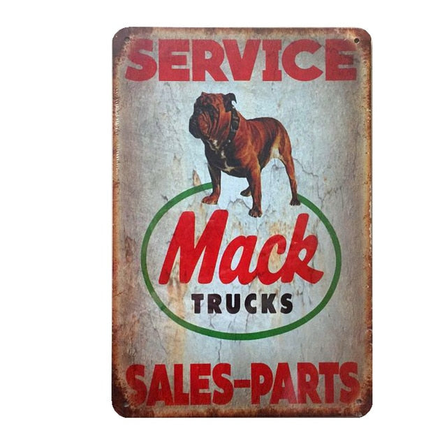 Motor Oil Plaque Vintage Metal Tin Signs