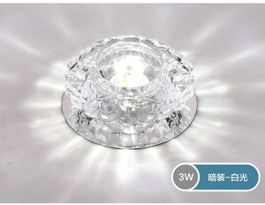 Crystal Lamp 3 Watt LED Ceiling Lights