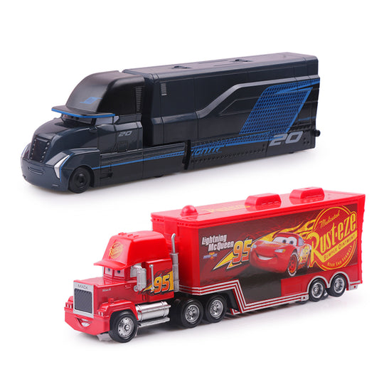 1:55 Diecast Cars 2 3 Lightning McQueen Mack Uncle Truck Jackson Storm Cruz