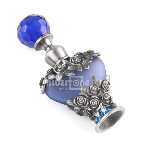 5ml Mini Vintage Metal Empty Crystal Perfume Bottle Refillable Home Decor Gift
