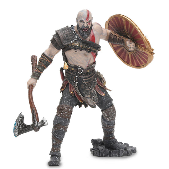 18cm NECA Toys Game God of War 4 Kratos PVC Action Figure Ghost of Sparta Kratos Collectible Model Doll Toy 7" Scale