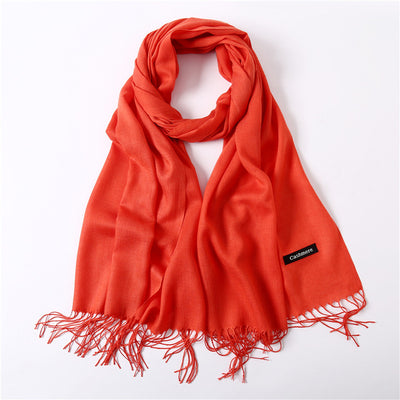 classic summer scarves for women scarves and wraps fashion solid female hijab stole pashmina winter cashmere scarves foulard