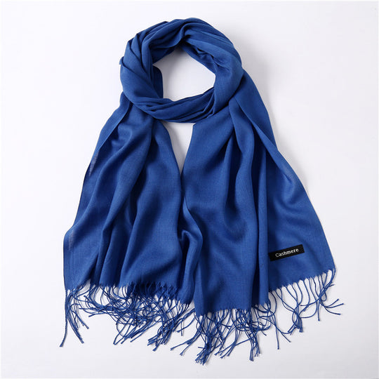 classic summer scarves for women scarves and wraps fashion solid female hijab stole pashmina winter cashmere scarves foulard