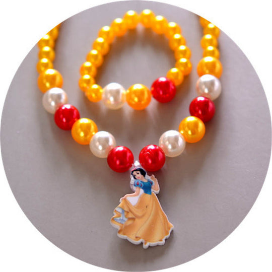 2 Piece Children's Doll Accessories Necklace