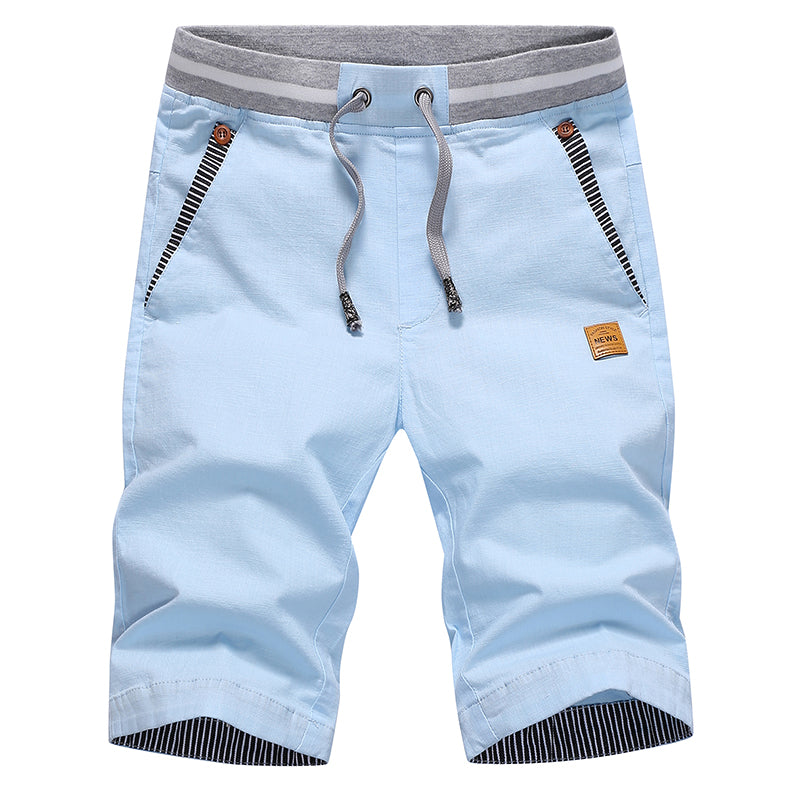 drop shipping   summer solid casual shorts men cargo shorts plus size 4XL  beach shorts M-4XL AYG36