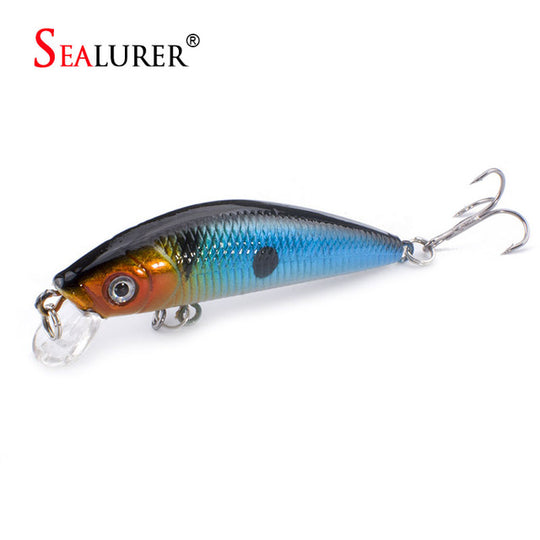 1PCS  Fishing Lure Minnow Crankbait Hard Bait Tight Wobble Slow sinking Jerkbait Fishing Tackle