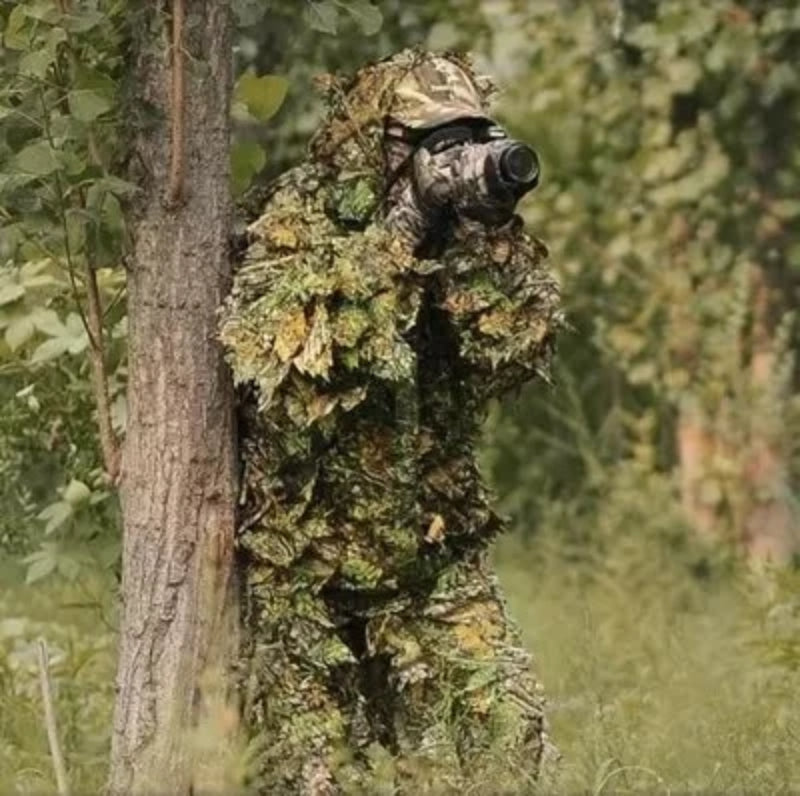 3D Maple Leaf Bionic Camouflage Ghillie Suit