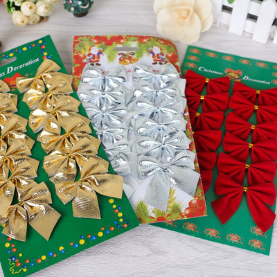 Pretty Bow Tie Christmas Tree Ornaments